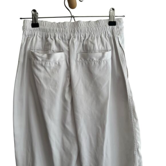 BDG Urban Outfitters Wide Leg Satin-ish White Pants Track Sporty XXS - Picture 3 of 5
